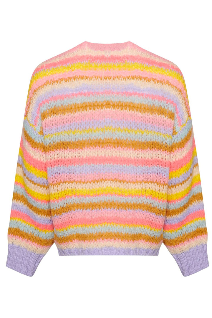 Forudbestilling - Noella - Pool Knit Cardigan - Multi Mix (Marts) Cardigans