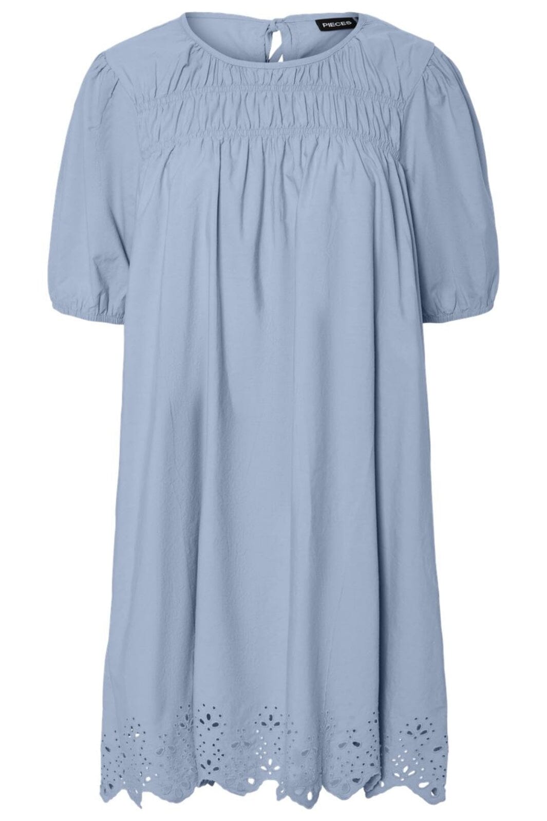 Forudbestilling - Pieces - Pcsalmina 2/4 Dress 17158170 - 4765851 - Cashmere Blue Kjoler