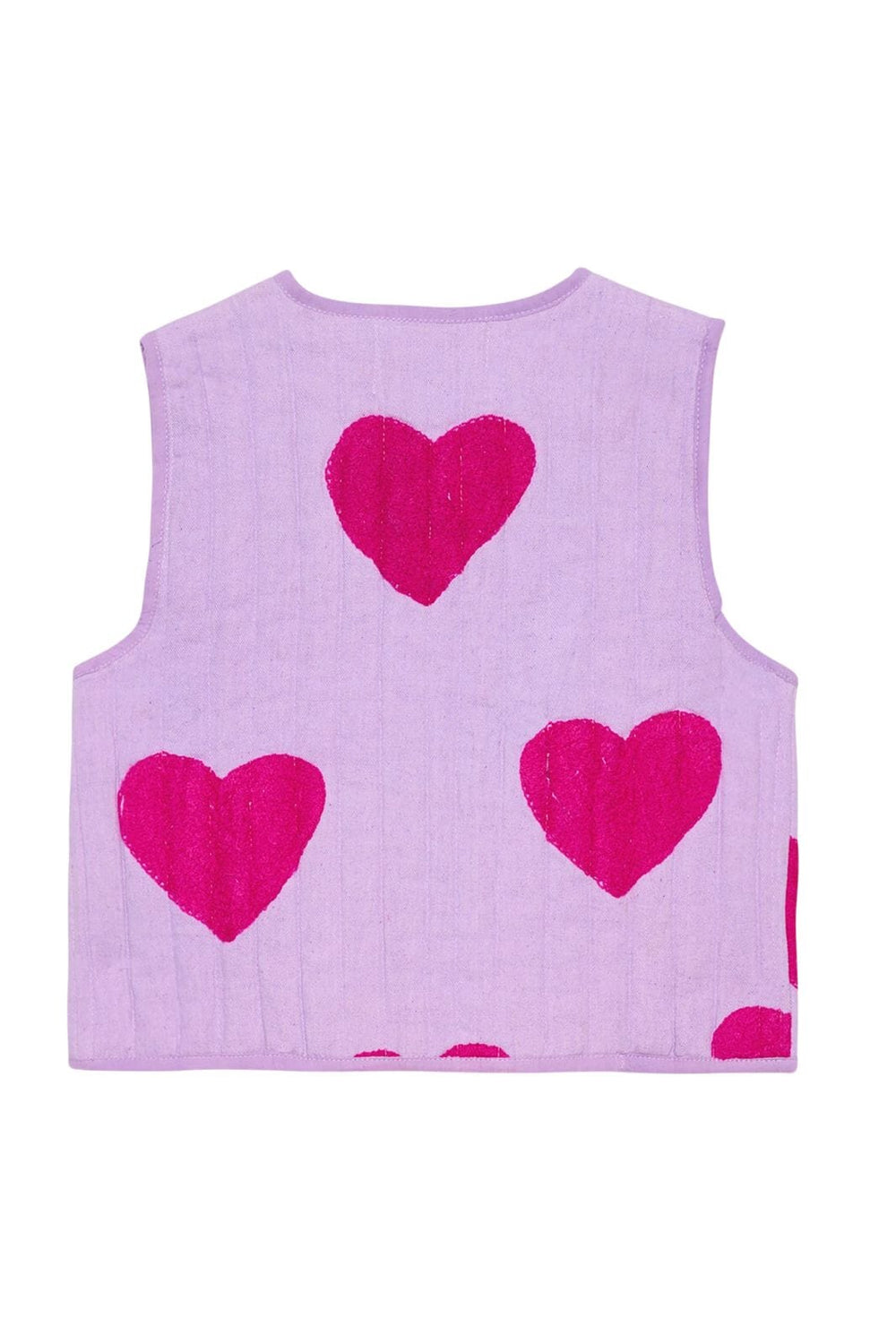 Forudbestilling - Sissel Edelbo - Honey MINI Vest SE 1499 - Pink Hearts Veste