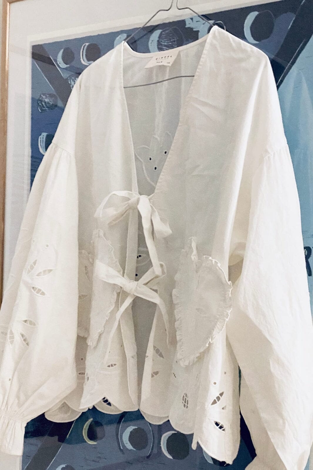 Forudbestilling - Sissel Edelbo - Maibritt Organic Cotton Top SE 046 - Ecru. Bluser