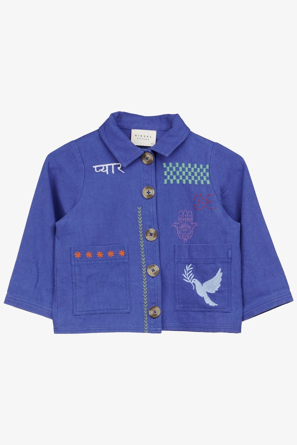 Forudbestilling - Sissel Edelbo - My Mini Organic Cotton Jacket - Ultramarine Blue (Maj/Juni) Jakker
