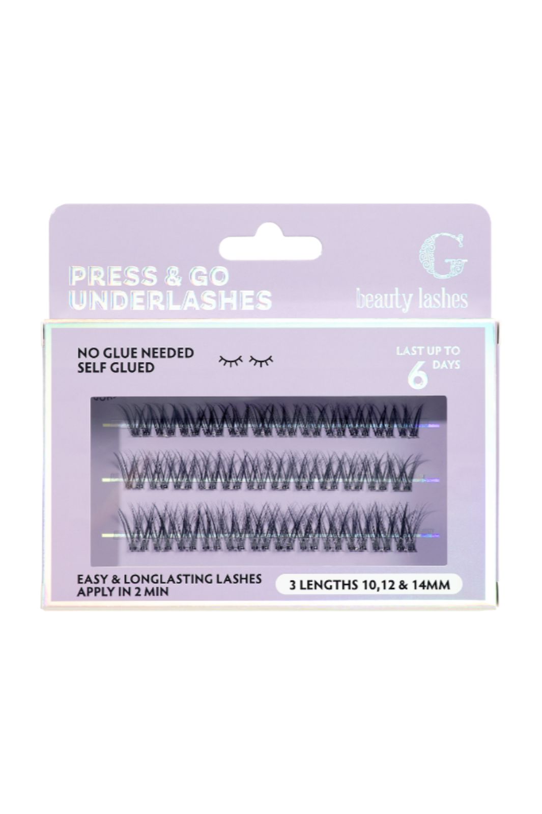G Beauty Lashes - Press & Go Underlashes - Casual GBL-CASL - Øjenvipper