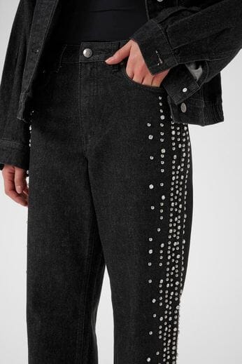 Gestuz - Gzlee Wide Jeans 10910795 - 100017 - Black Jeans
