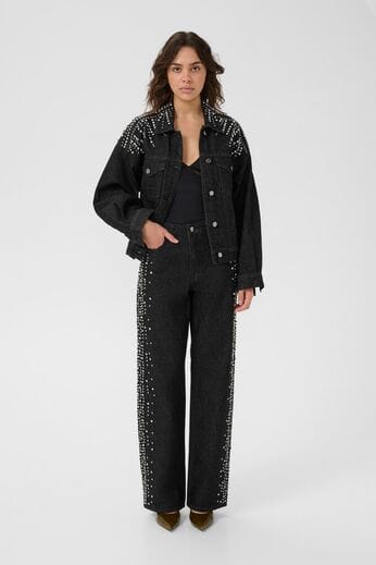 Gestuz - Gzlee Wide Jeans 10910795 - 100017 - Black Jeans