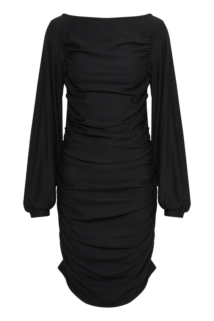 Gestuz - RifaGZ ls dress - Black Kjoler