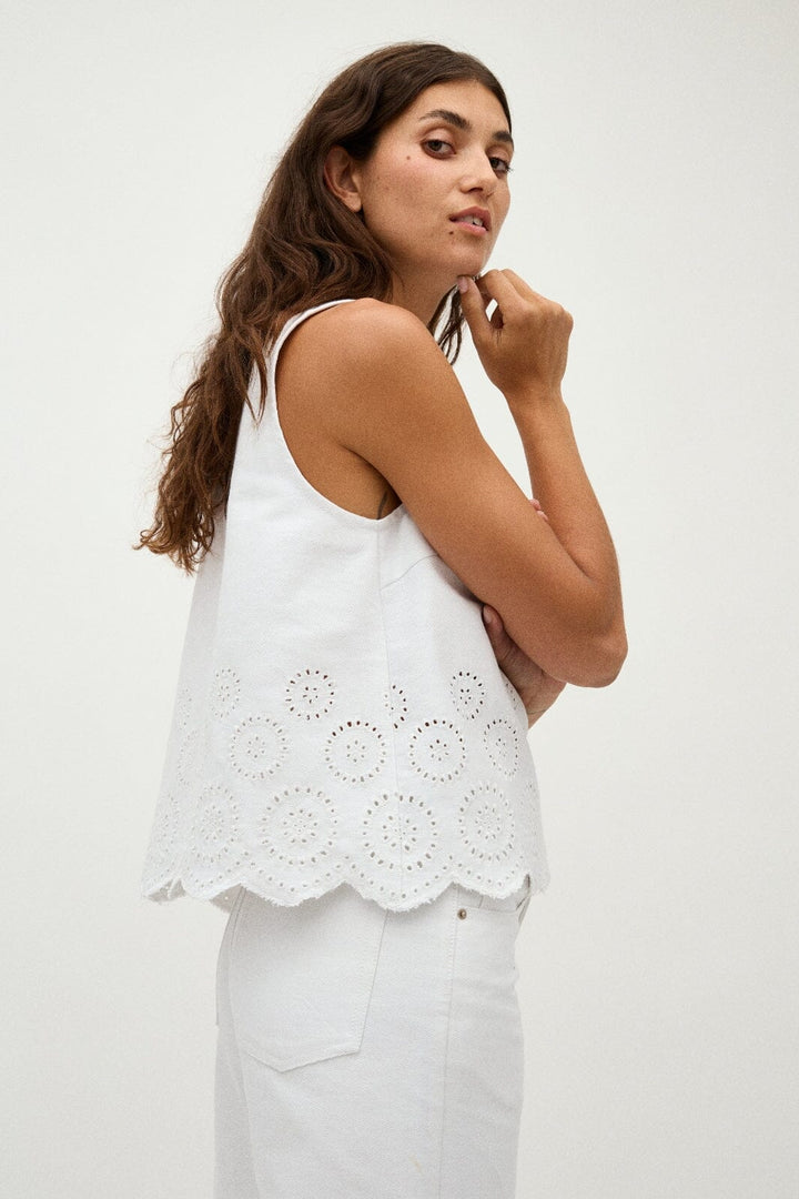 Global Funk - Amarillo Scallop-G - 800 White Jeans