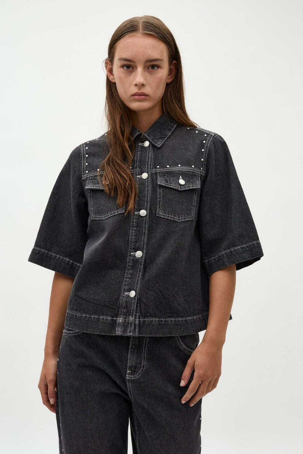 Global Funk - Aulera S-G - N67 Vintage Grey Skjorter