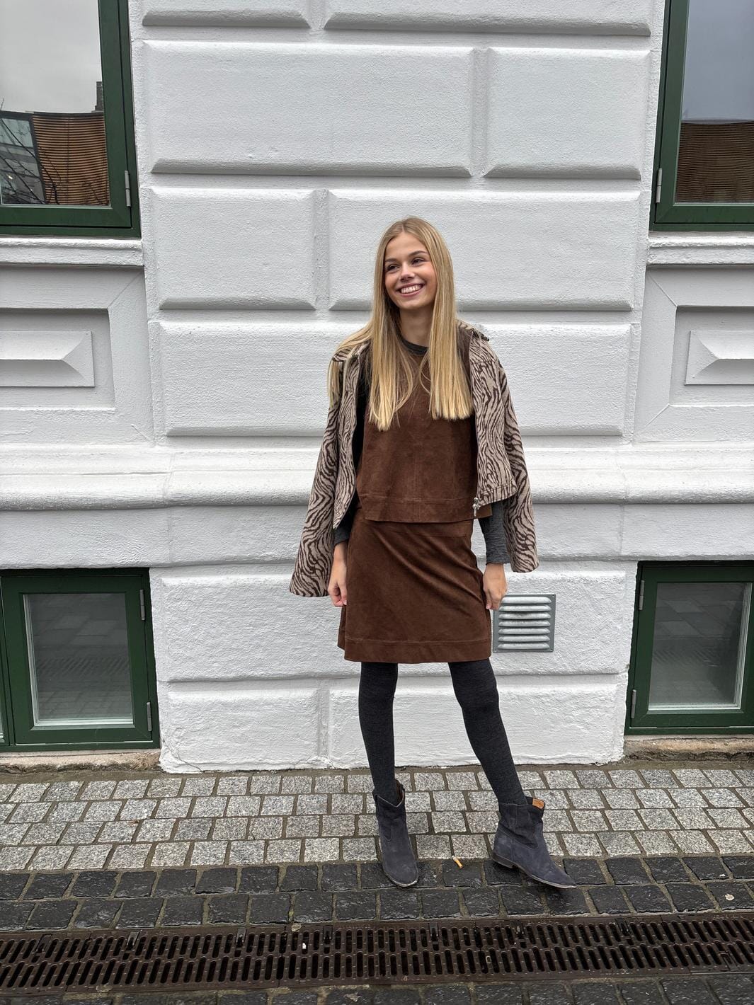 Global Funk - Anbella-G 74160544 - P93 Dark Brown Nederdele