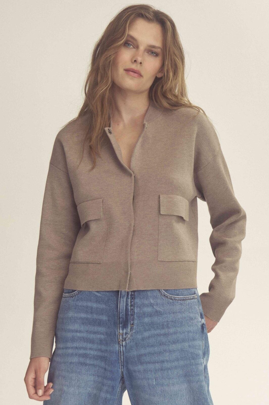 Gossia - Katago Cardigan G2734 - Nugga Melange Cardigans