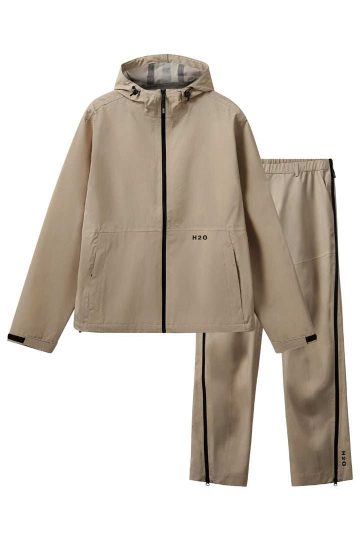 H2O - Bornholm Rain Set - 1034 Warm Grey Regntøj