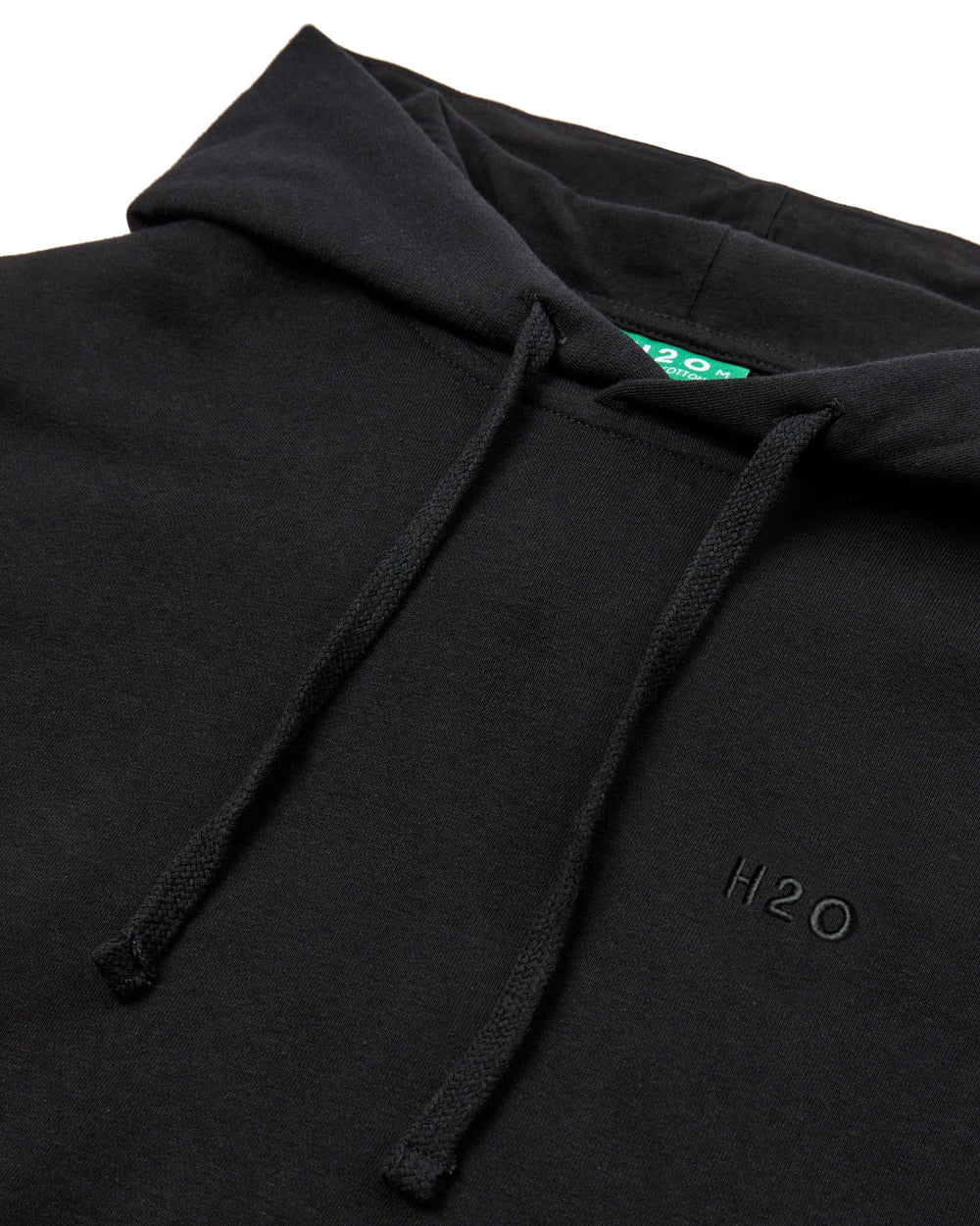 H2O - Happy Organic Sweat Hoodie - 3500 Black Sweatshirts