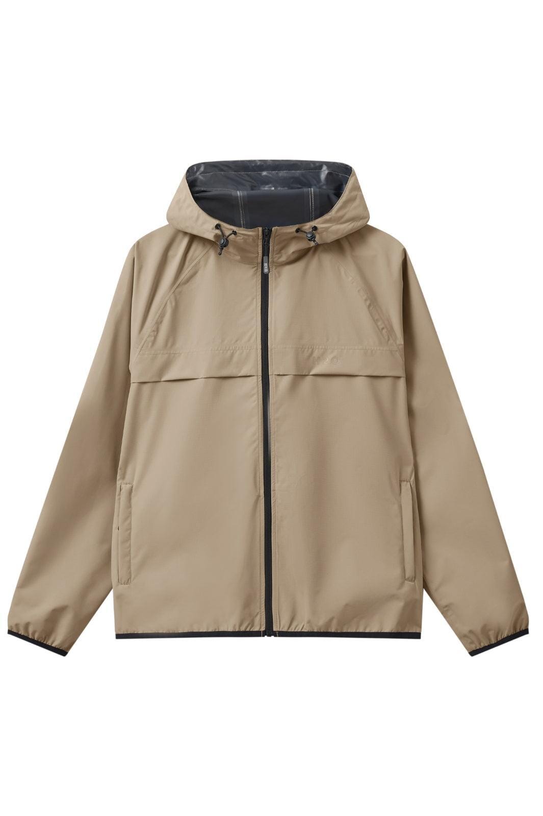 H2O - Rømø Lw Rain Jacket Packable - 1034 Warm Grey Regnjakker