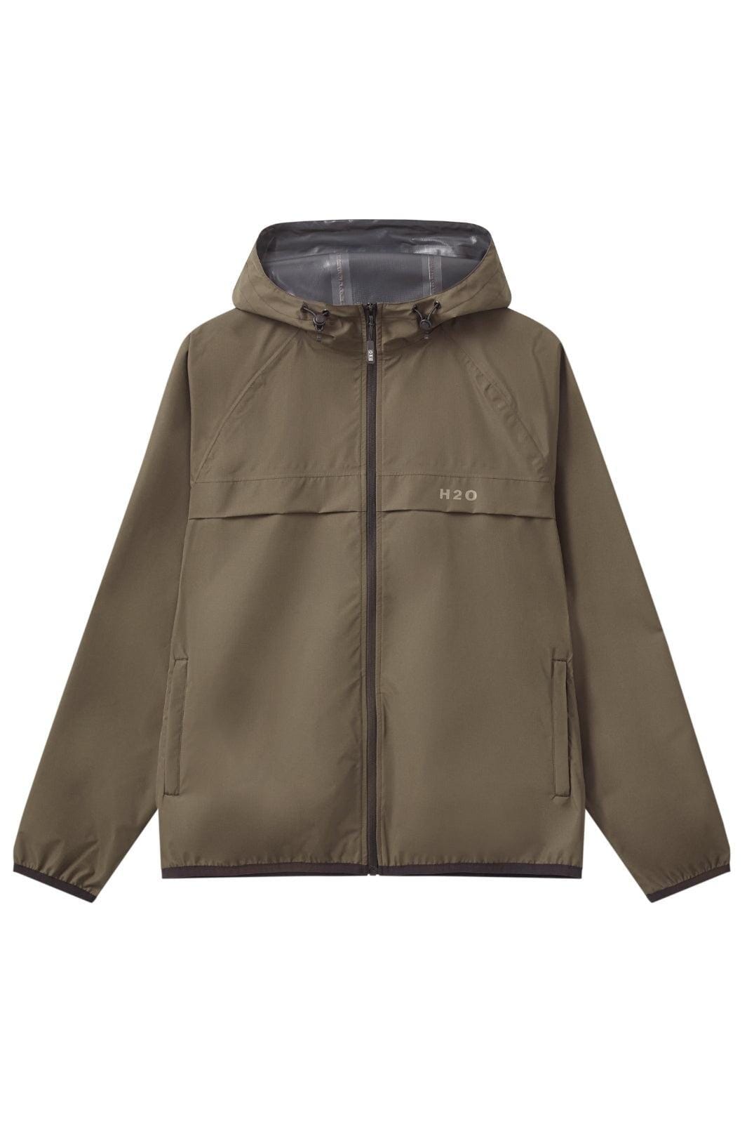 H2O - Rømø Lw Rain Jacket Packable - 3553 Dusty Oak Regnjakker