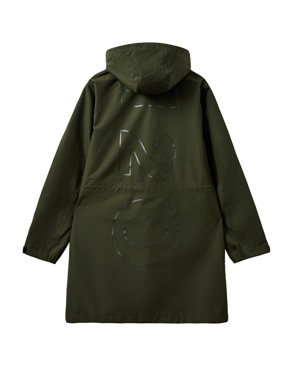 H2O - Rømø Lw Rain Long Jacket - 3020 Army Regnjakker
