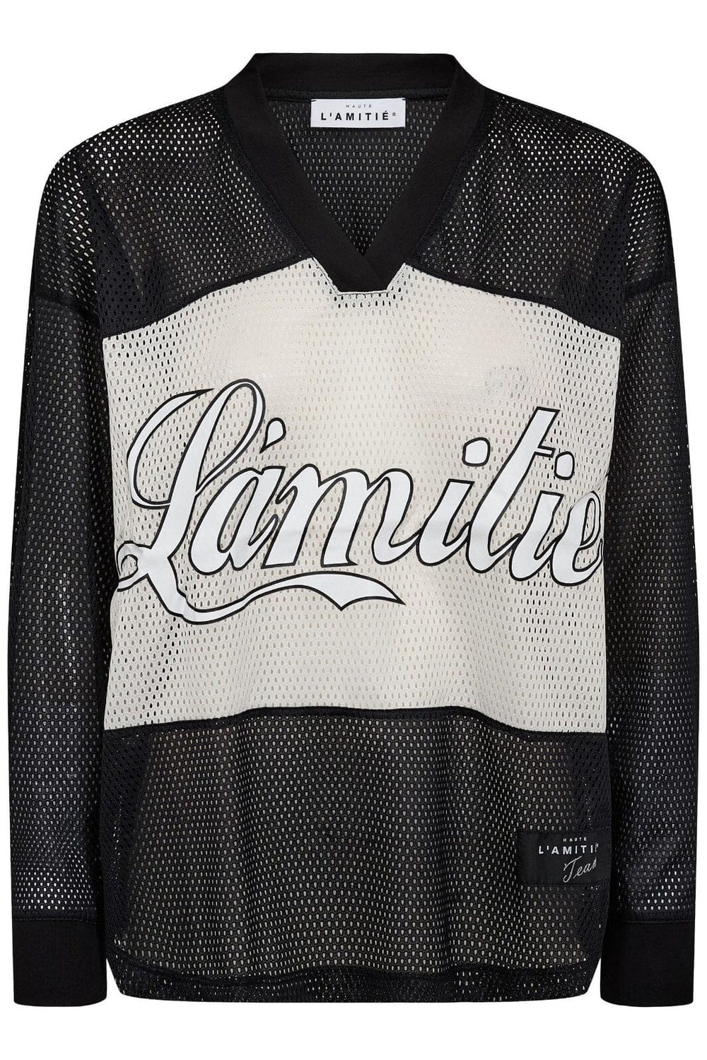 Haute L'Amitié - Drift Mix Logo Blouse HL10323 - Black Bluser