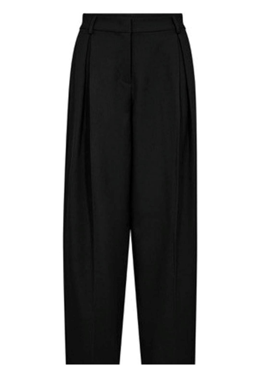 Haute L'Amitié - Premiere Pleat Pant HL10003 - Black Bukser