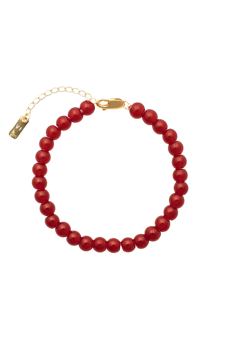 House Of Vincent - Candy Coral Berry S Bracelet VJ233-UBG-R-S - Red - Gilded
