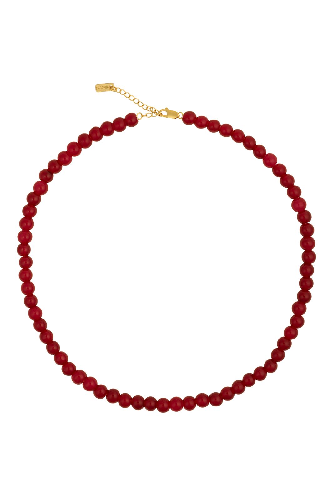 Ennakkotilaus - House Of Vincent - Candy Coral Berry S Necklace VJ233-UNG-R-S - Red - Gilded