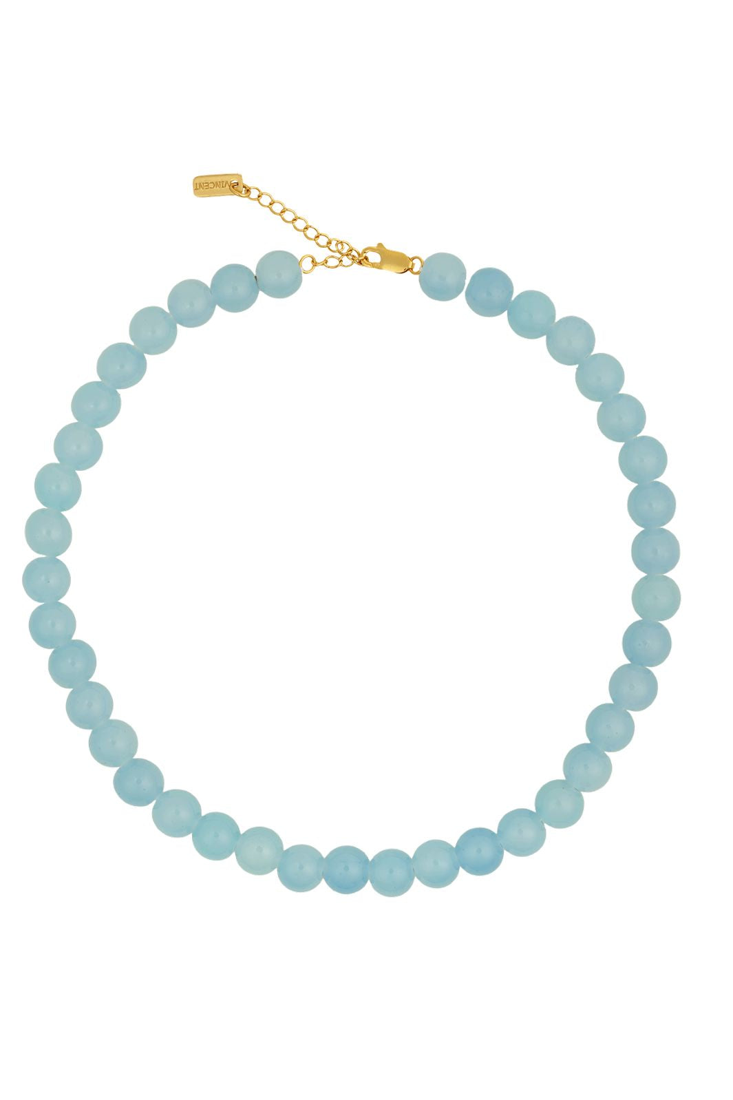 Ennakkotilaus - House Of Vincent - Candy Coral Lagoon M Necklace VJ233-UNG-B-M - Light Blue - Gilded