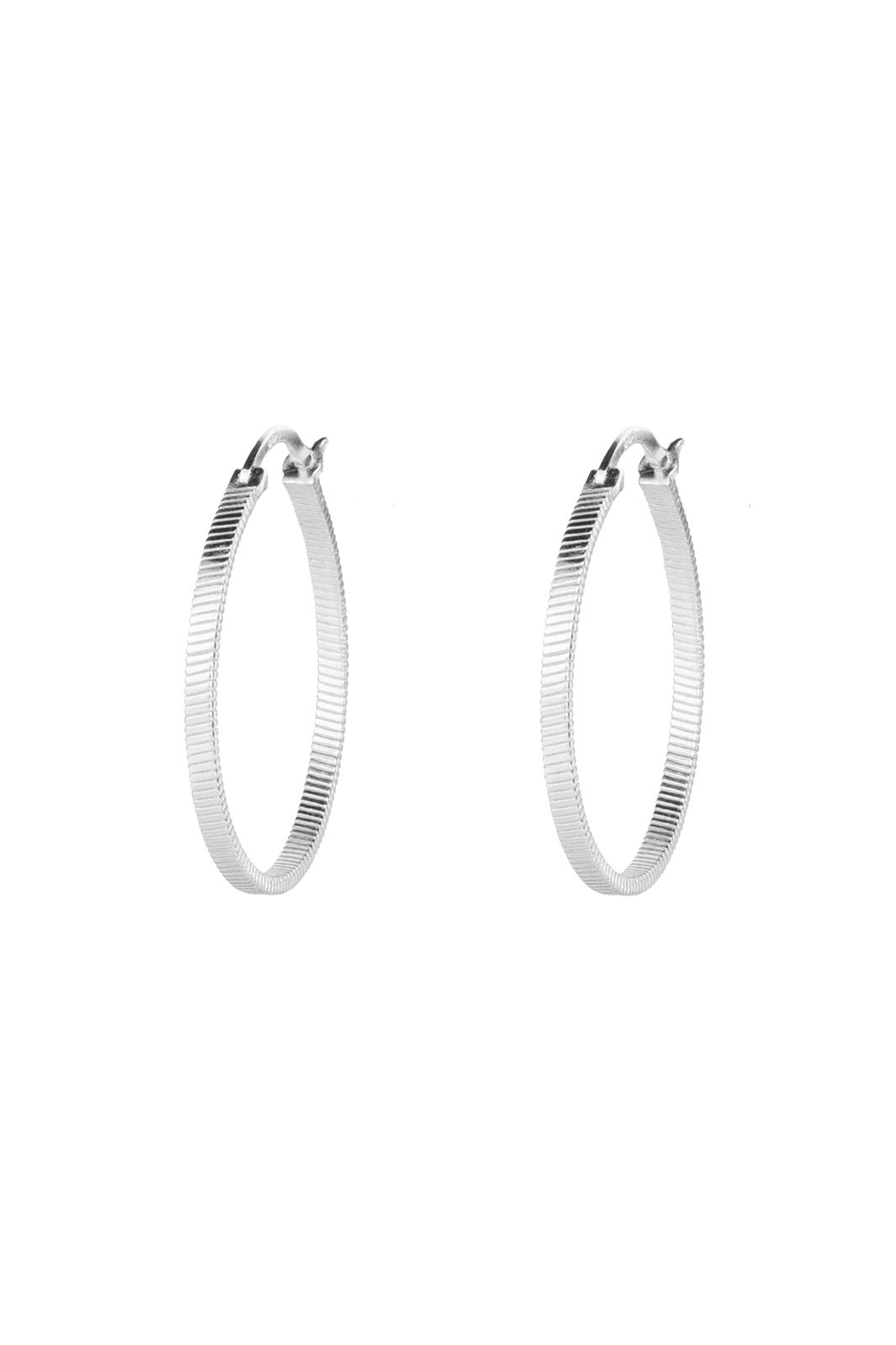 Ennakkotilaus - House Of Vincent - Fortune Teller Creol Earrings L VJ078-UES-L - Silver
