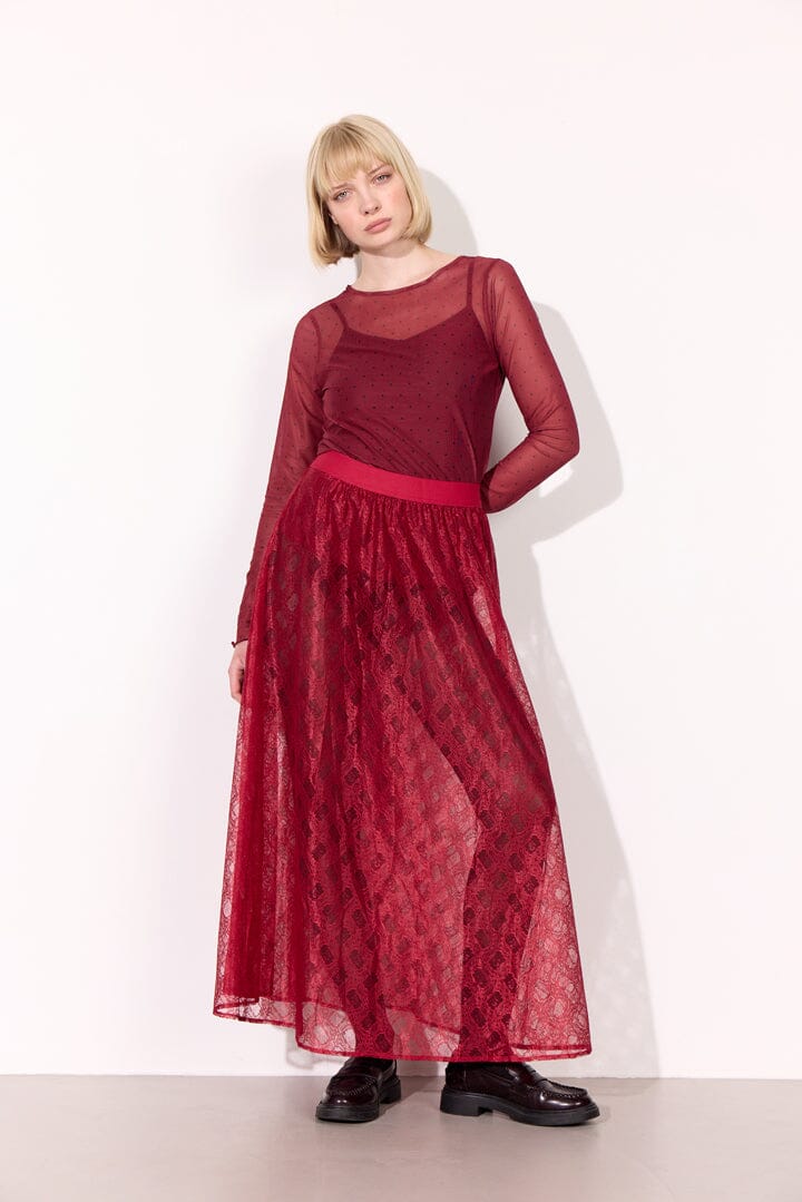 Hunkøn - Ofelia Skirt 25926 - Zinfandel Nederdele