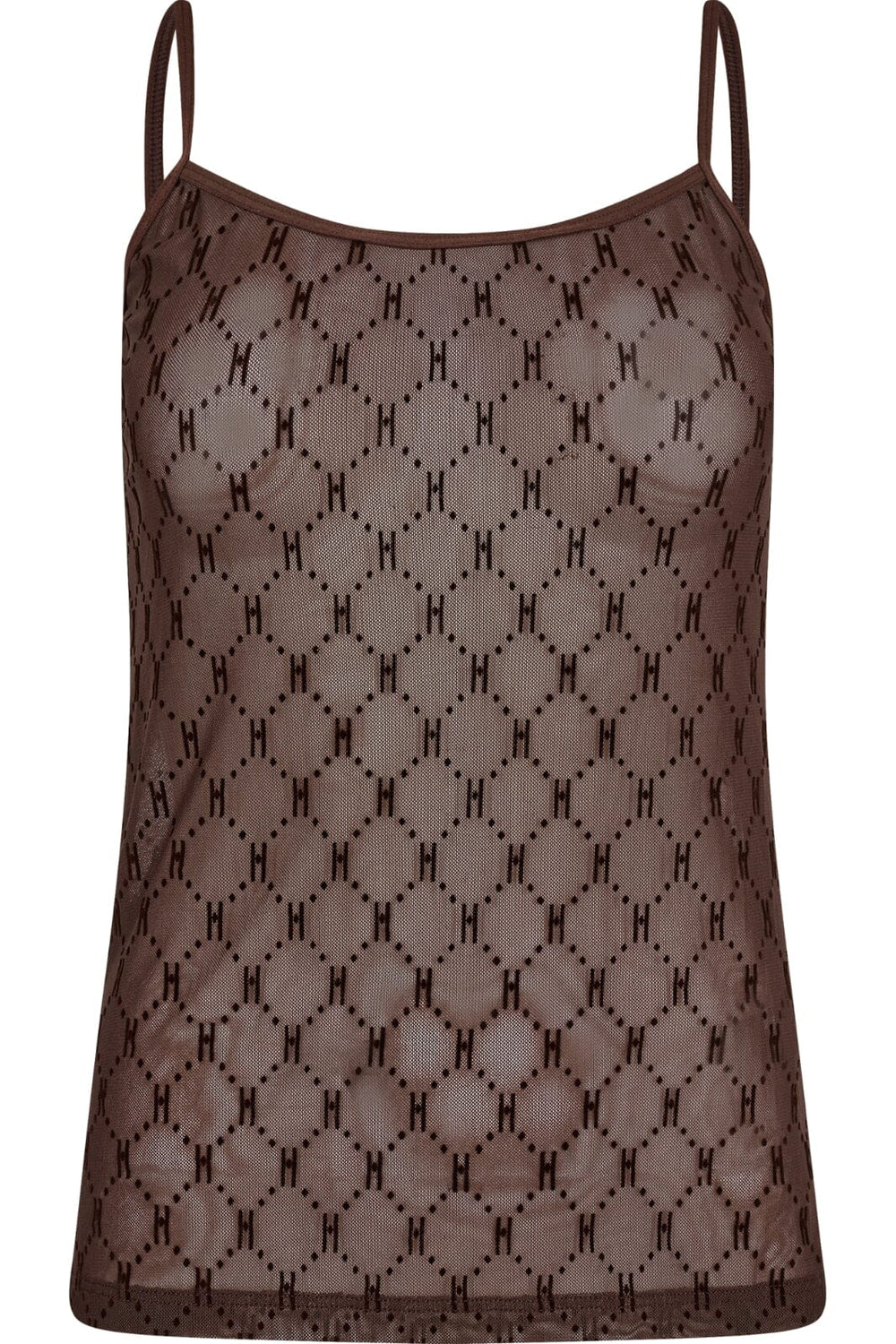 Hype The Detail - Mesh Singlet - Brun Toppe