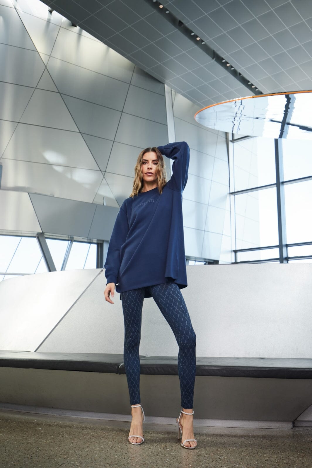 Hype The Detail - Printed Legging - 42 Navy Leggings