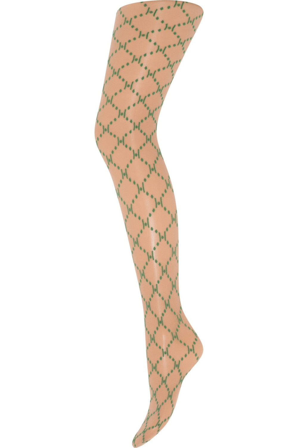 Hype The Detail - Tight Logo 25App - 5305 Grøn Strømpebukser