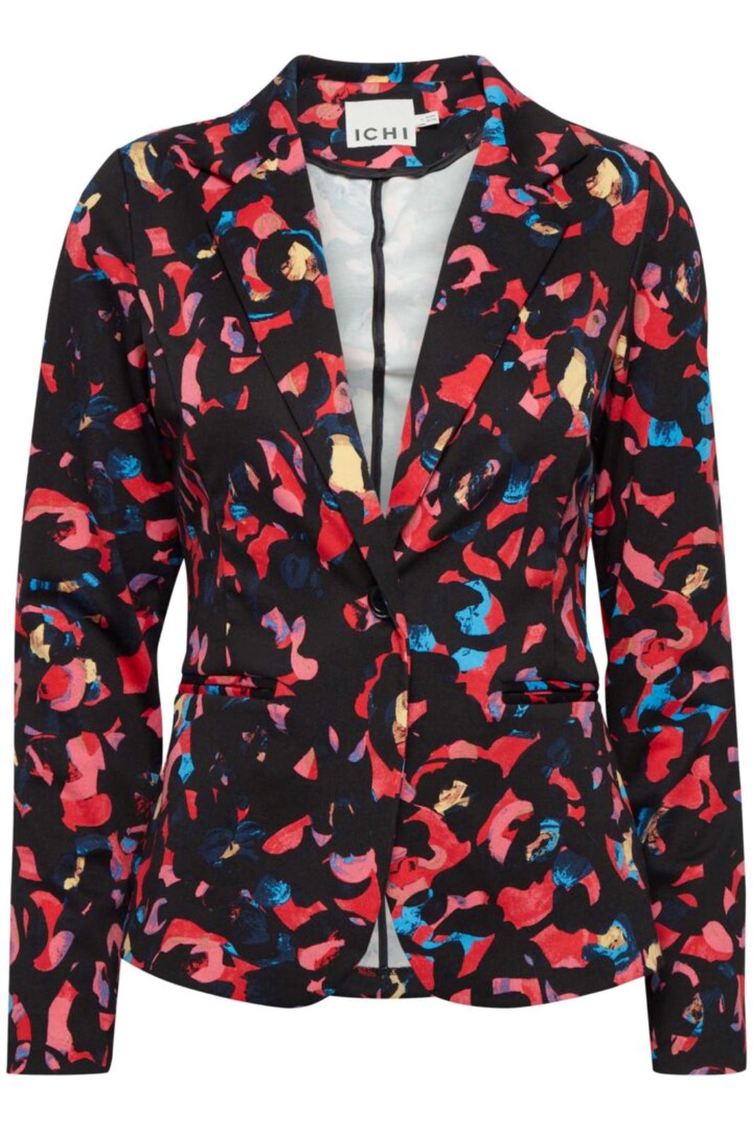 Ichi - Ihkate Print Bl12 - Poppy Red Print Mix 1 Blazere