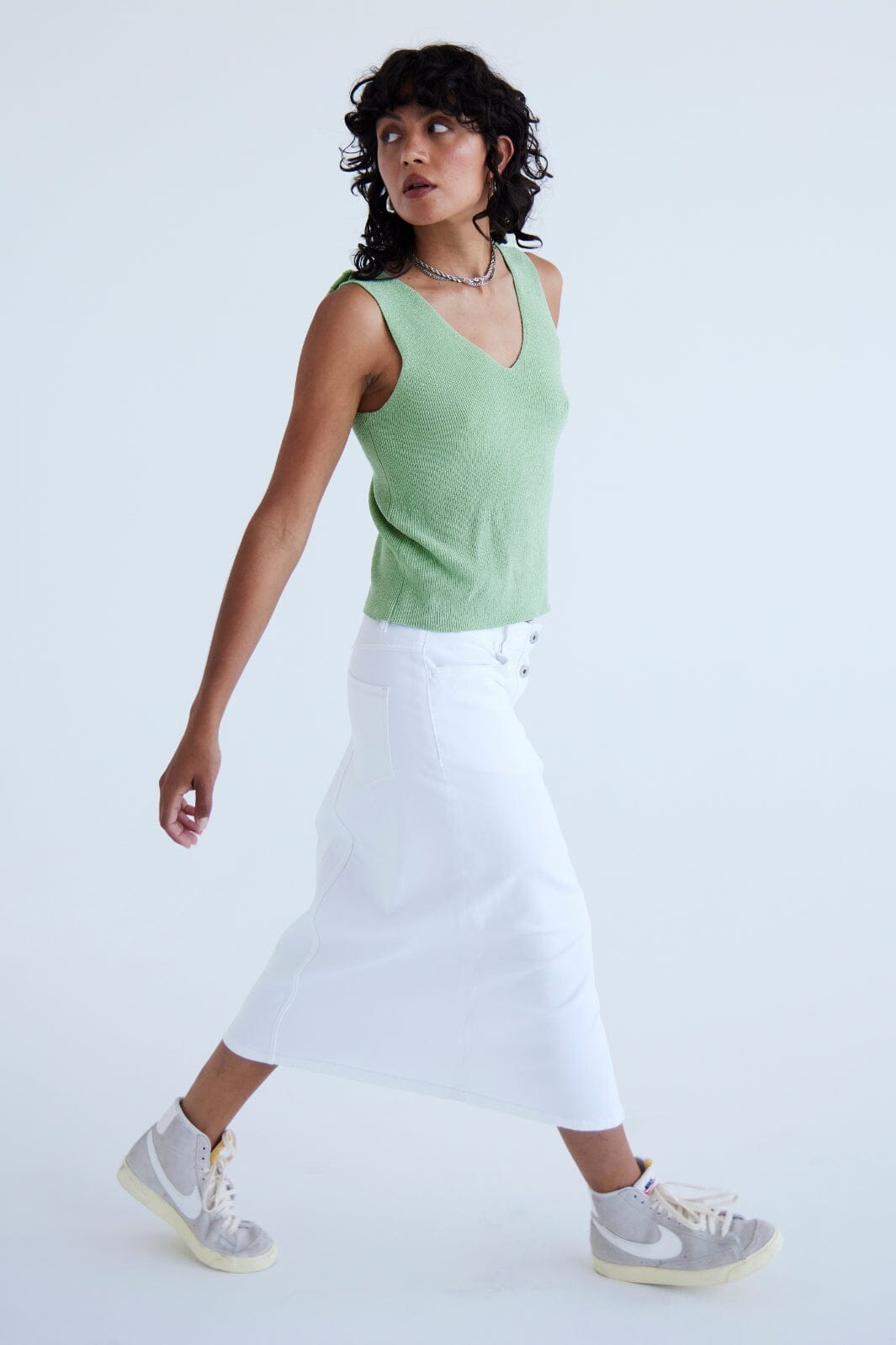 Ichi - Ihziggi Sk2 - 114800 Blanc De Blanc Nederdele