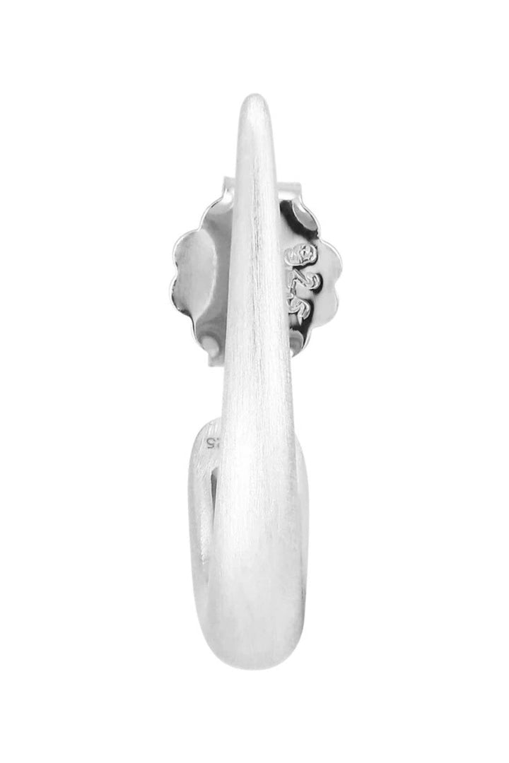 Jane Kønig - Big Orbis Drop Stud BODS-SS25-S - Forsølvet