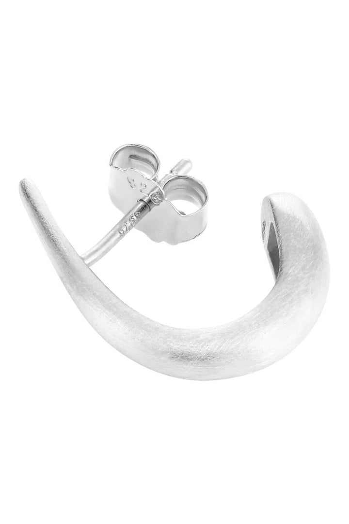 Jane Kønig - Big Orbis Drop Stud BODS-SS25-S - Forsølvet