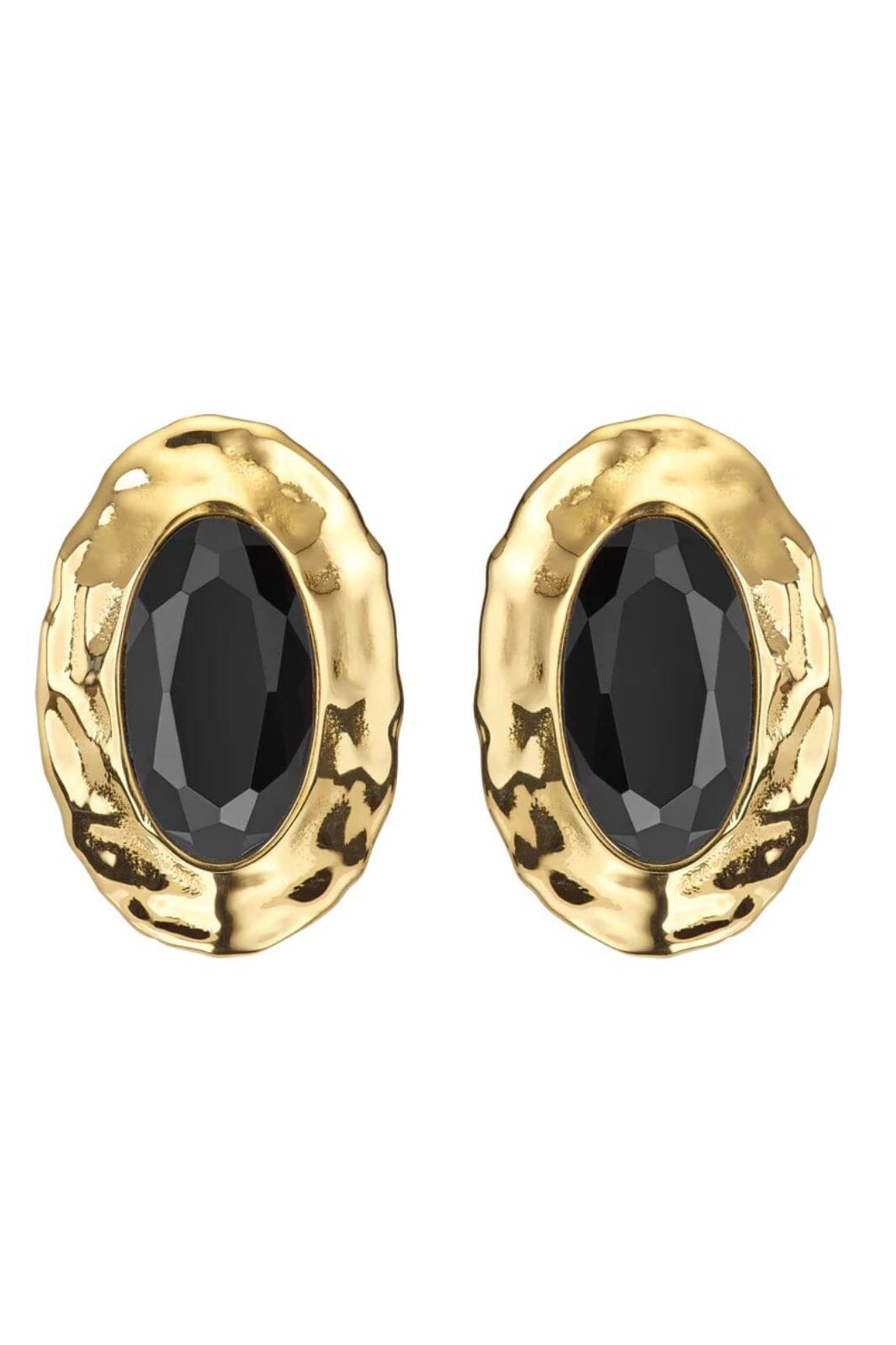 Jane Kønig - Oval Earring KKOE-XJK25-G_PAIR - Forgyldt