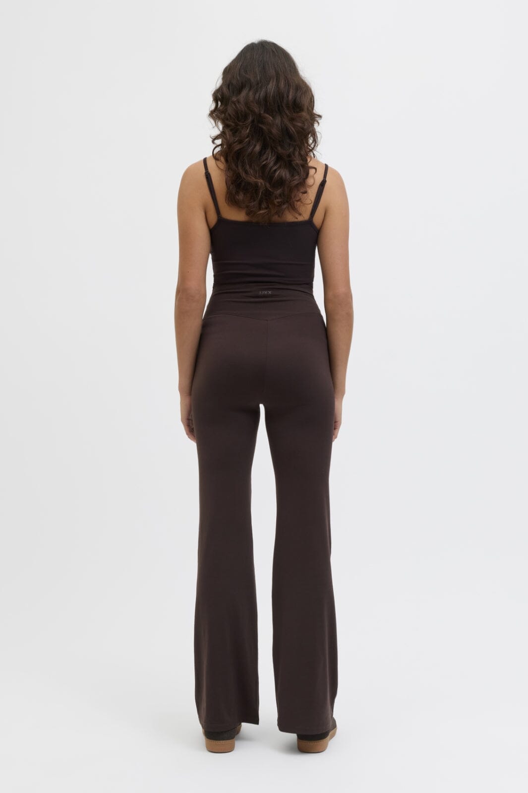 Jjxx - Jxsania Str Yoga Pants - 4949928 Seal Brown