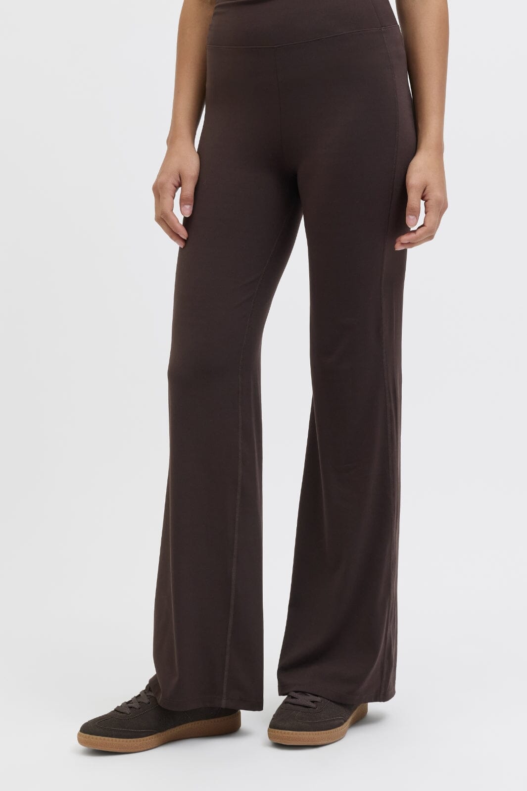 Jjxx - Jxsania Str Yoga Pants - 4949928 Seal Brown