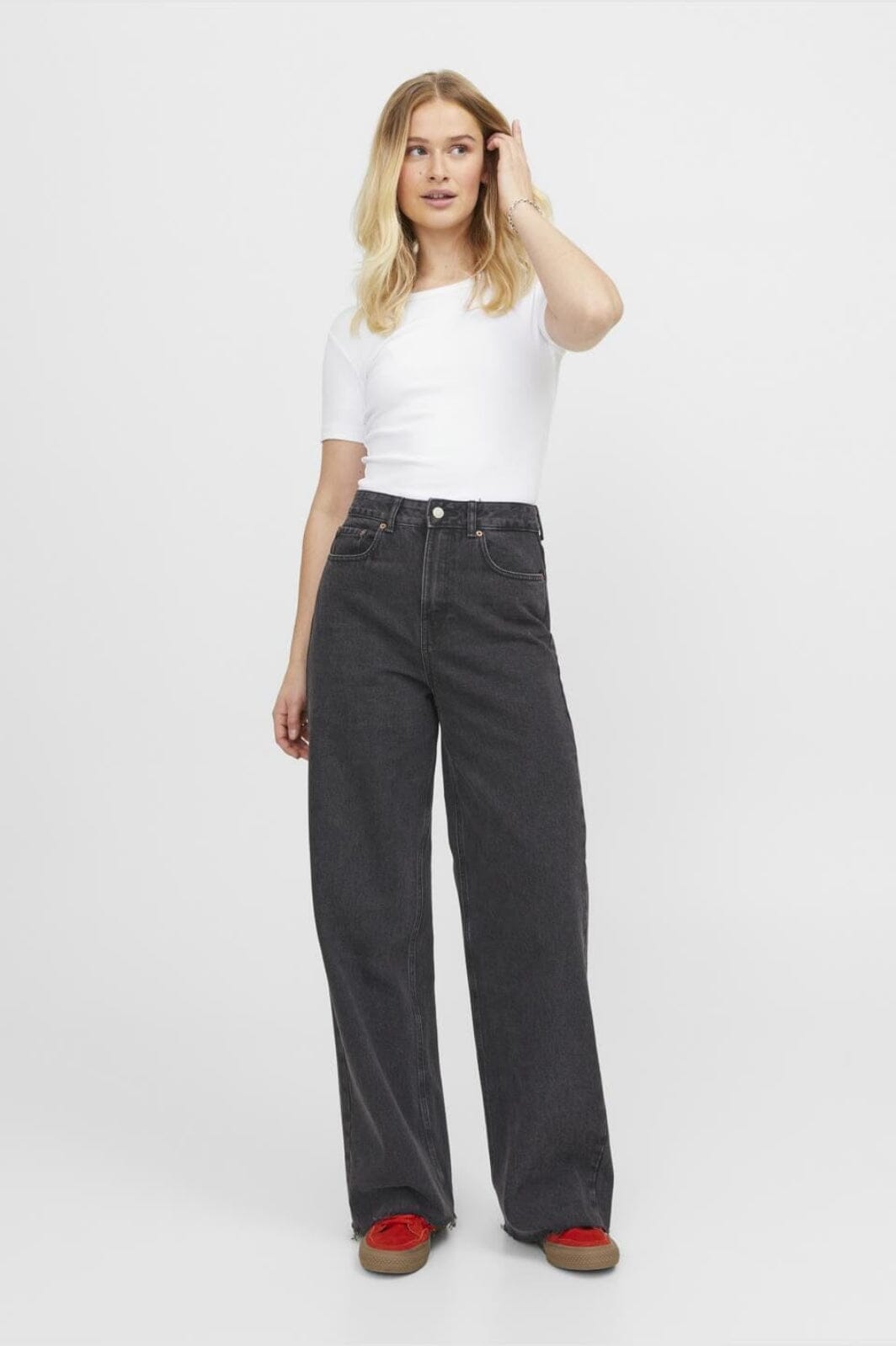 Jjxx - Jxtokyo Wide Rh Jeans R6054 - 4232033 Black Denim Jeans