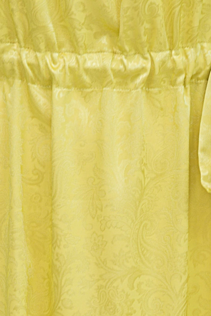 Karmamia - Layla Dress - Yellow Paisley Jacquard Kjoler