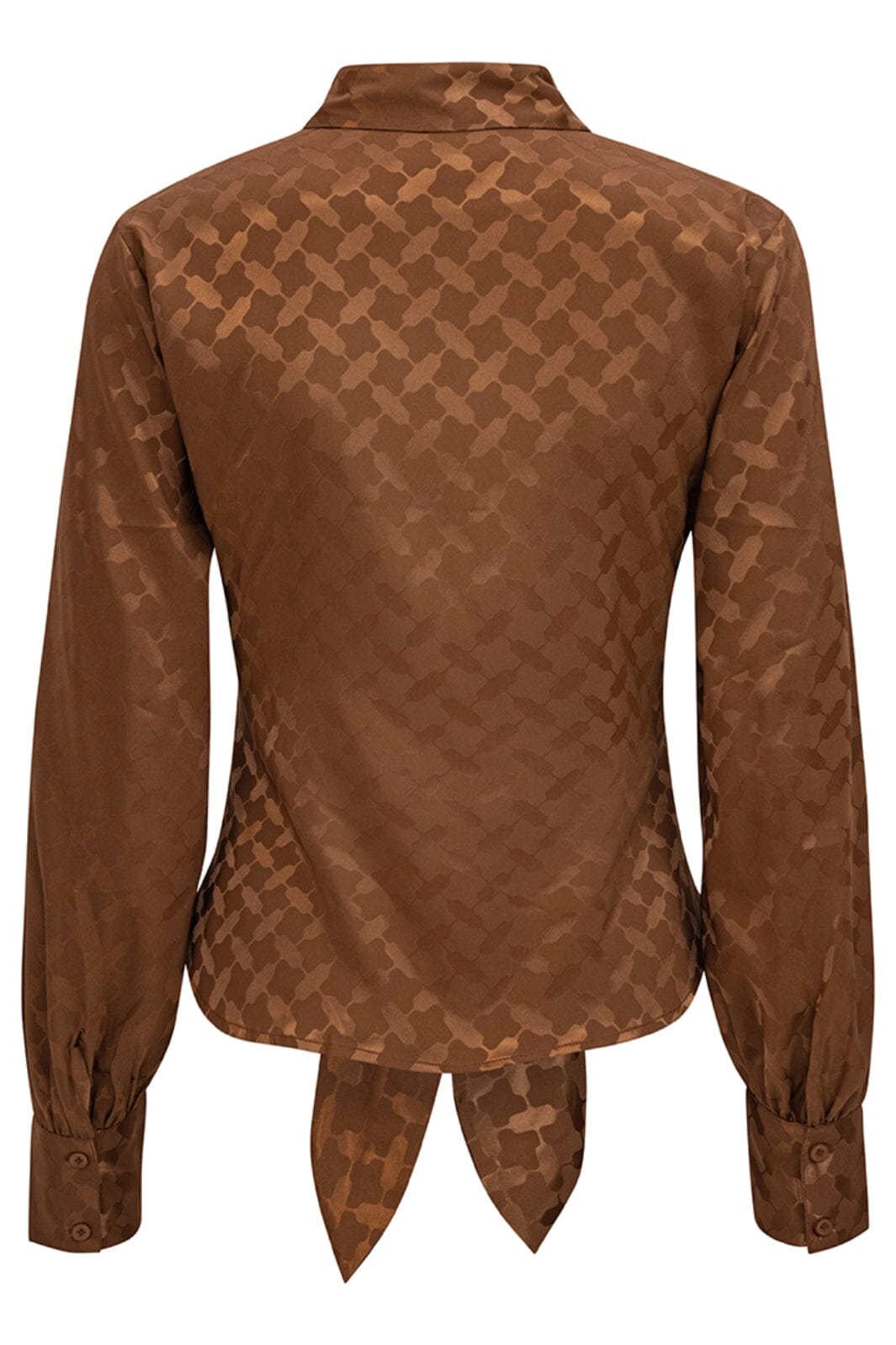 Karmamia - Lee Shirt - Camel Keffiyeh Jacquard Skjorter