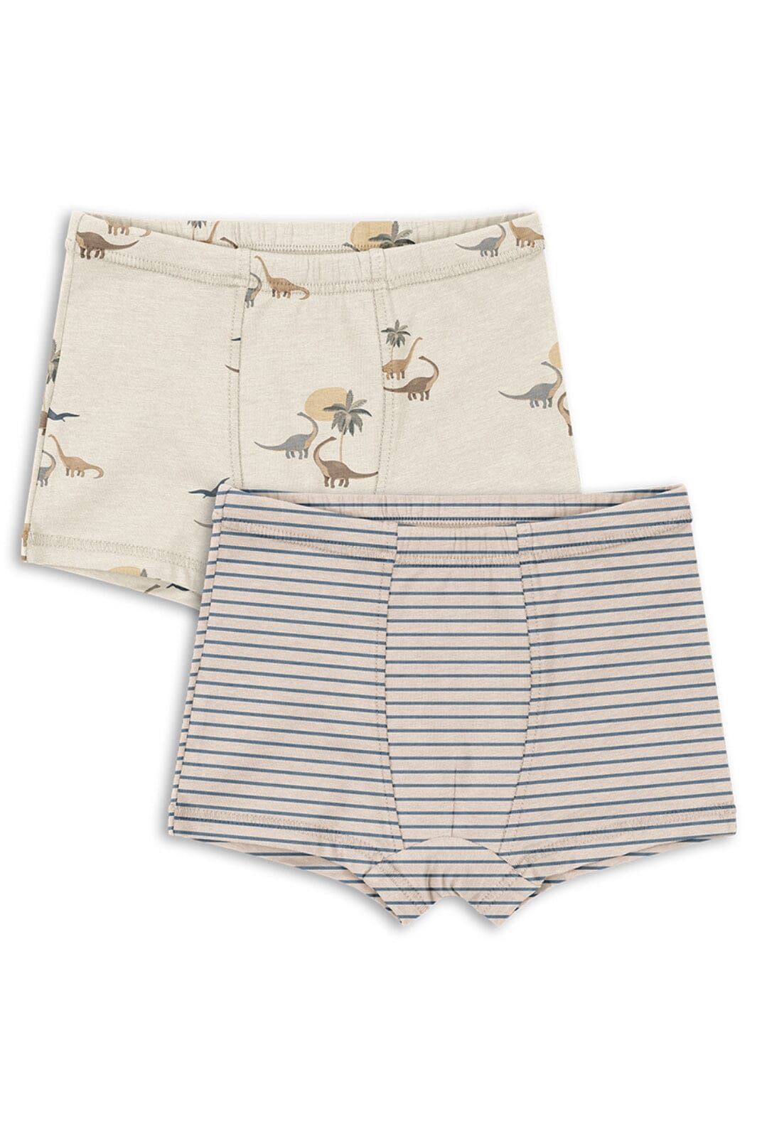 Konges Sløjd - Basic 2 Pack Boy Boxers Gots Ks103693 - Kubi/stripe Bluie