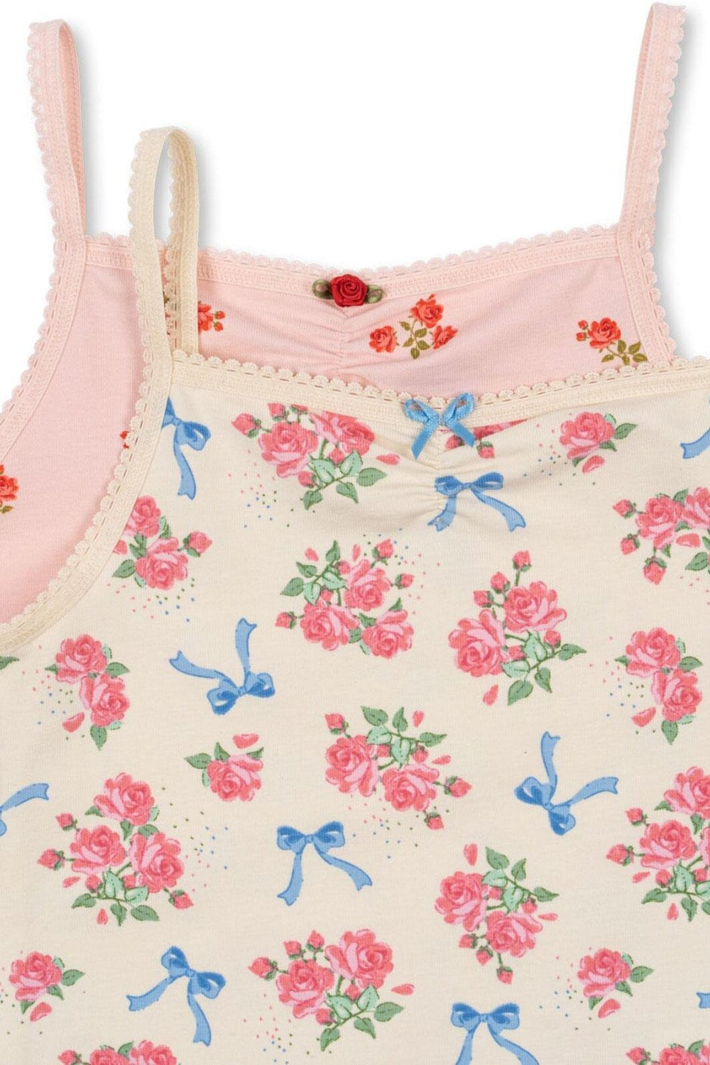 Konges Sløjd - Basic 2 Pack Strap Top Gots Ks103696 - Bella Rosita/rosa Pink