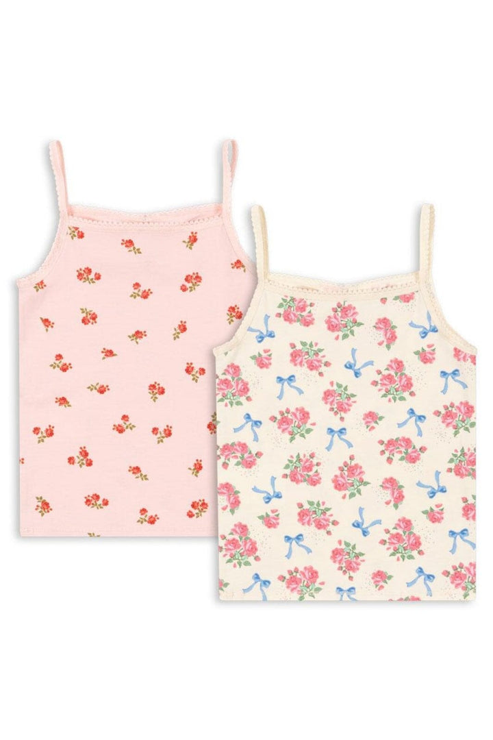 Konges Sløjd - Basic 2 Pack Strap Top Gots Ks103696 - Bella Rosita/rosa Pink