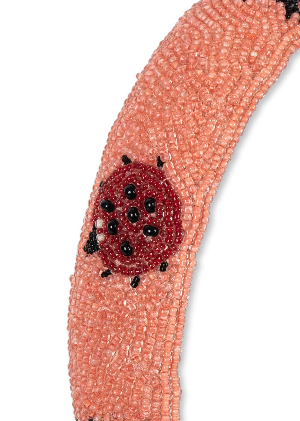Konges Sløjd - Beaded Hairbrace Ks104219 - Ladybug Hårbånd