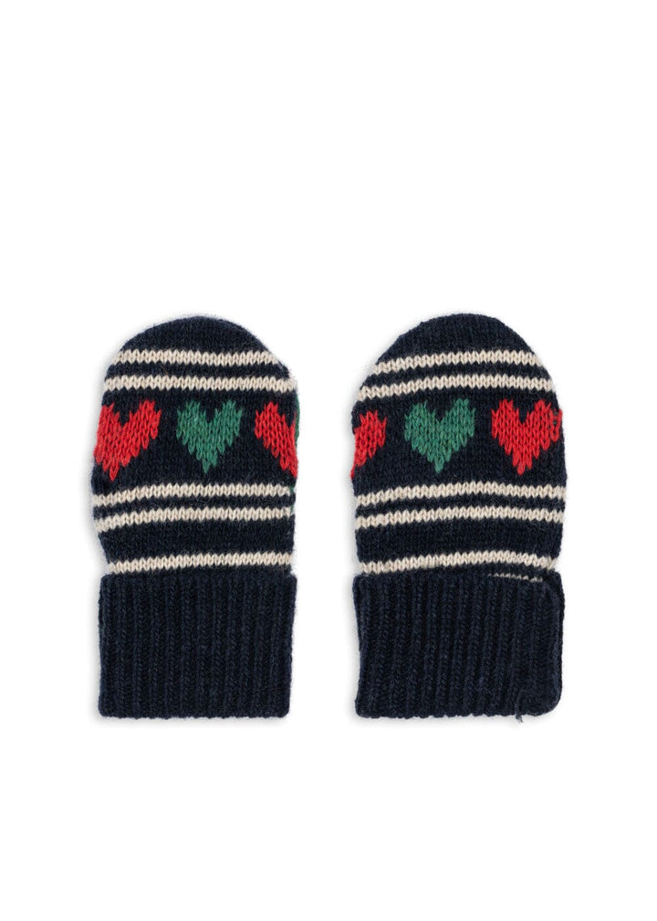 Konges Sløjd - Belou Mittens Ks104228 - Heart Handsker & Vanter