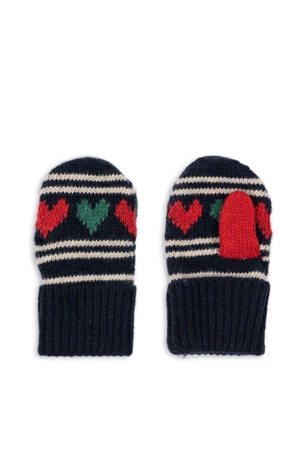 Konges Sløjd - Belou Mittens Ks104228 - Heart Handsker & Vanter