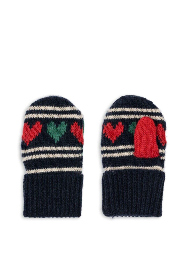Konges Sløjd - Belou Mittens Ks104228 - Heart Handsker & Vanter
