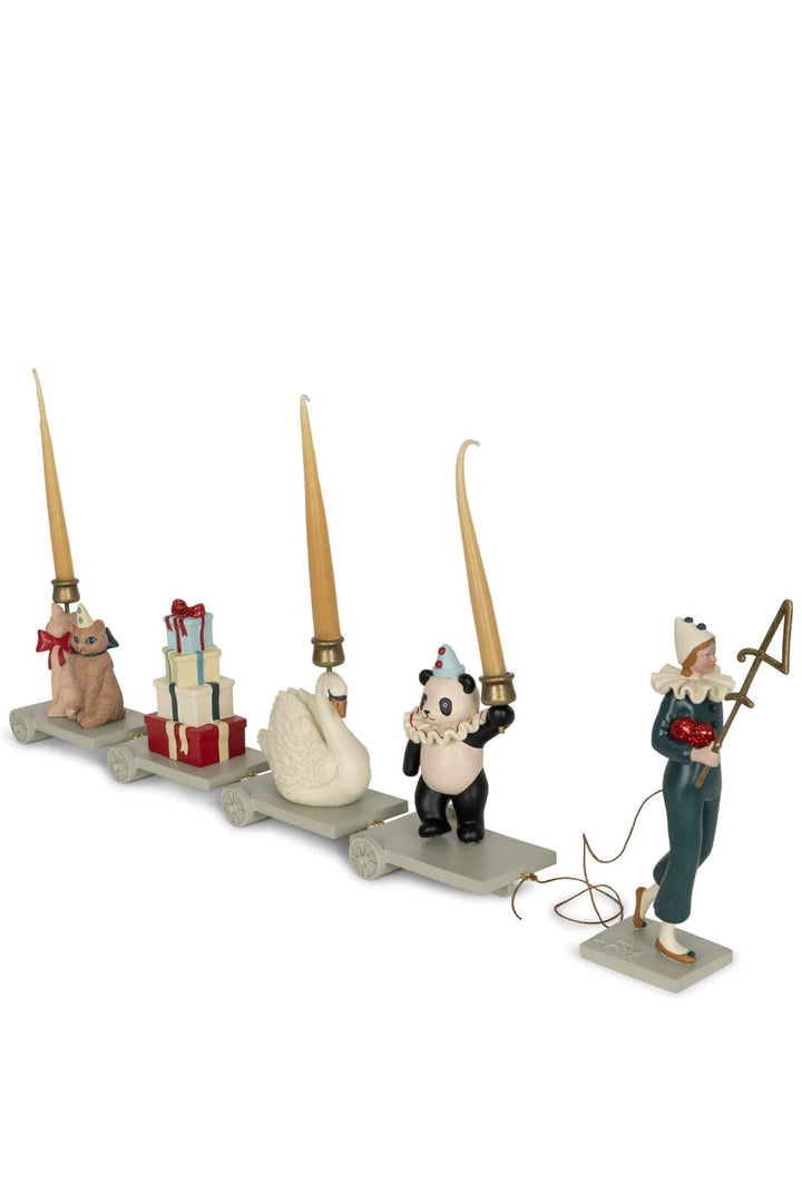 Konges Sløjd - Birthday Train Clown Coeur - Multi Tilbehør