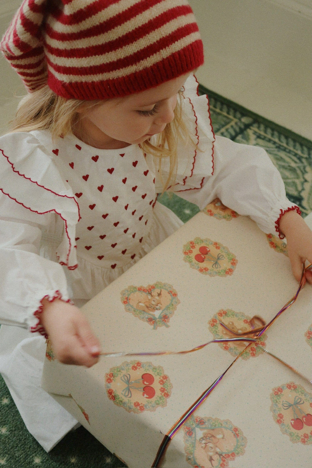 Konges Sløjd - Christmas Knit Hat Ks104259 - Christmas Stripe Huer