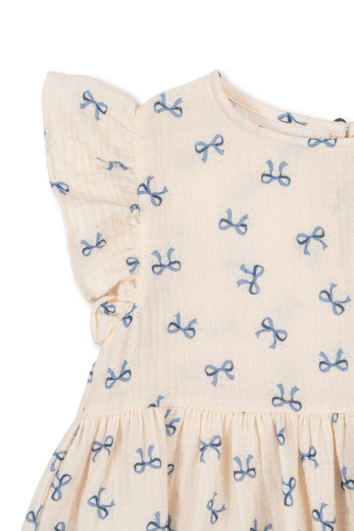 Konges Sløjd - Coco Top Gots Ks103205 - Bow Bleu