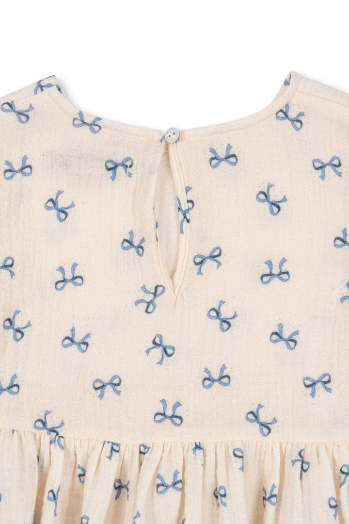 Konges Sløjd - Coco Top Gots Ks103205 - Bow Bleu