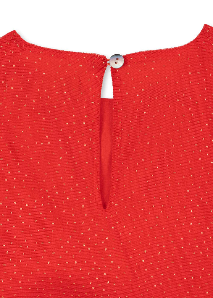 Konges Sløjd - Fay Dress Grs Ks104296 - Barbados Cherry Kjoler